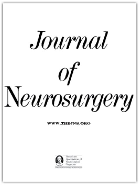 Journal Of Neurosurgery Volume Issue Journals