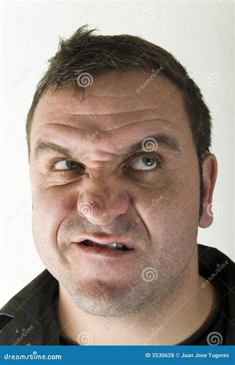 Scowling Angry Man Stock Photo Image Of Feeling Disliking 3530628