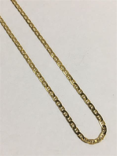 Sold at Auction: 14k Gold Italy Chain Necklace