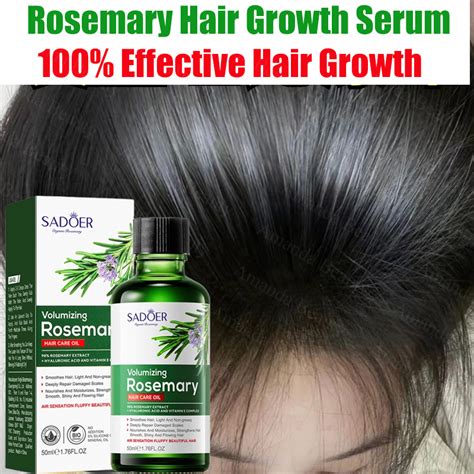 Rosemary Hair Growth Oil 50ml Penumbuh Rambut Serum Hair Growth Serum