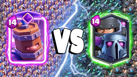 Evolved Royal Recruits Team Vs Pekka Mega Knight Youtube