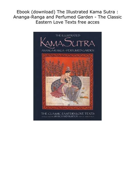 Ebook Download The Illustrated Kama Sutra Ananga Ranga Twitter