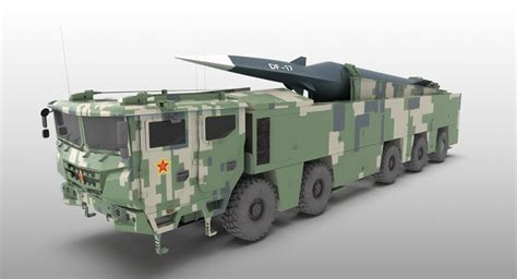 DF17 DF-17 HGV Hypersonic speed Cruise ballistic 3D model