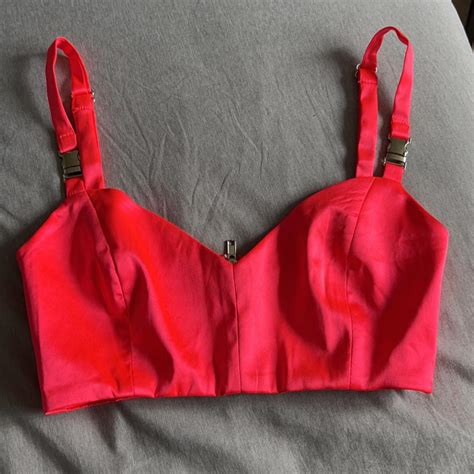 Oh Polly Hot Pink Crop Top Ohpolly Croptop Depop