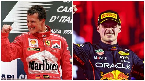 He S A Fighter Like Michael Schumacher Max Verstappen Receives Big