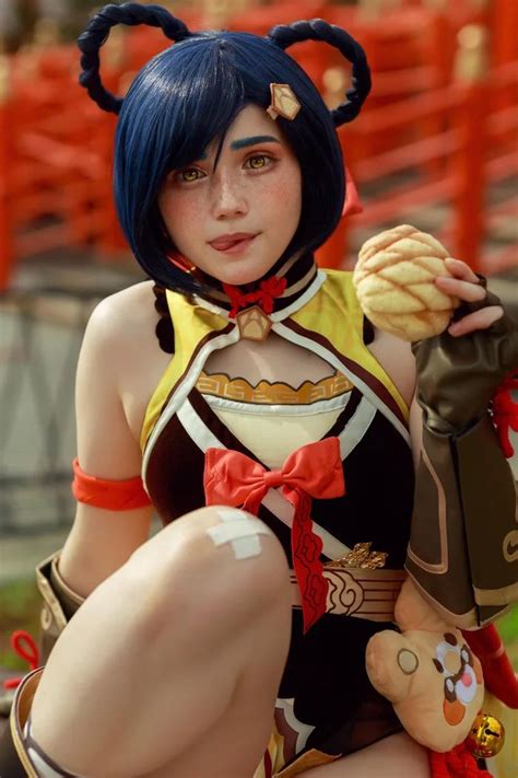 Xiangling From Genshin Impact By Neyrodesu Cosplay Sexy Cosplay