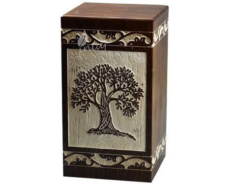 Handmade Tree Of Life Urns For Human Ashes Box Rosewood Etsy Pet