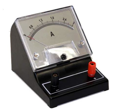 Labworld Analog Dc Ammeter 0 3a Amperes For Lab Desk Stand Type Moving Coil For Use In