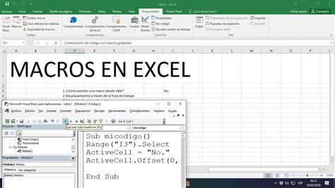 MACROS EN EXCEL PRIMEROS PASOS YouTube