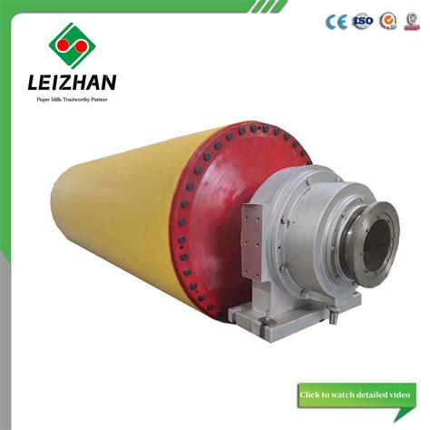 Rubber Groove Jumbo Press Roll For Medium Paper Machine Roll And