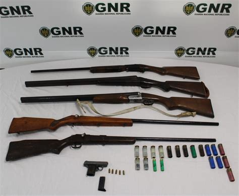 GNR apreende armas de fogo a idoso em Loulé