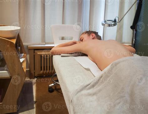 Beautiful Blonde Woman Gets Spa Treatment In Salon Stock Photo At Vecteezy