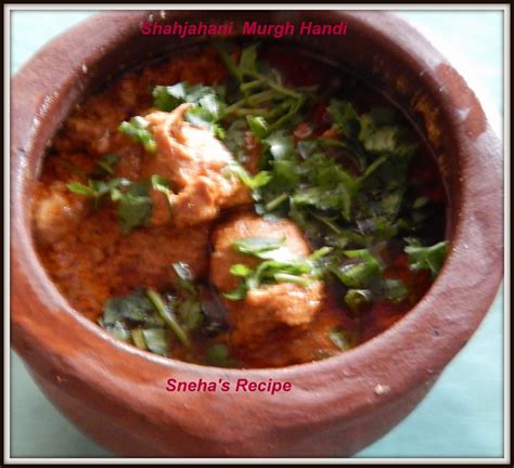 Shahjahani Murgh Handi Snehas Recipe