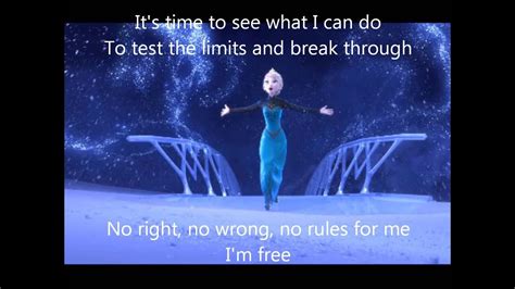 Frozen - Let It Go [Full Song Lyrics] - YouTube