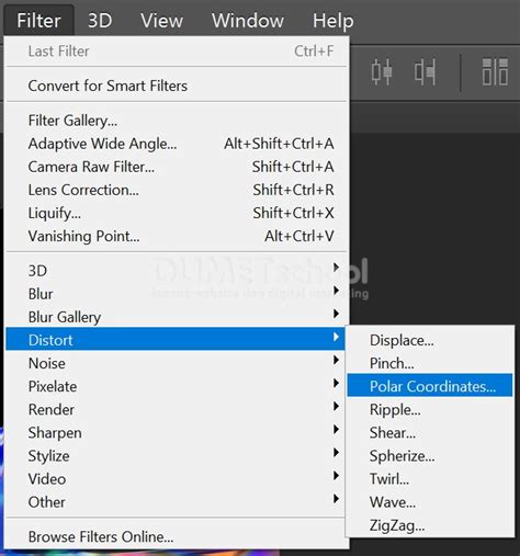 Cara Mengganti Pola Objek Dengan Polar Coordinate Di Adobe Photoshop