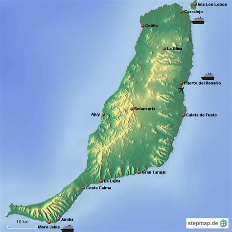 Stepmap Fuerteventura Landkarte Für Deutschland