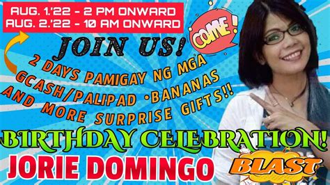 BIRTHDAY CELEBRATION LIVE STREAMING HALINAT MAKISAYA WELCOME PO ANG