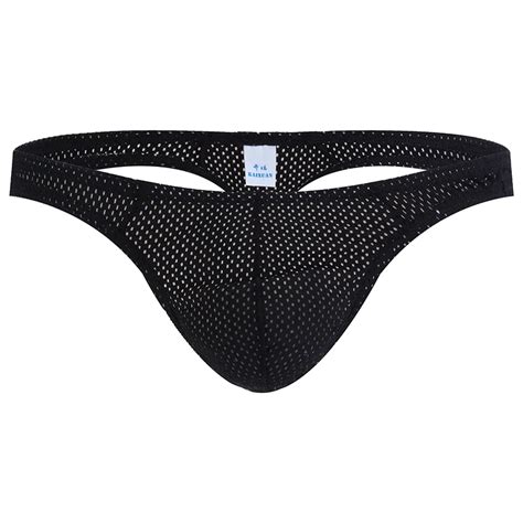 Men S Mesh Thongs G String Underwear Men T Back Briefs Gay Lingerie Bikini Thongs AliExpress