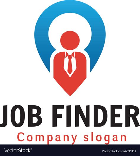 Job Finder Design Royalty Free Vector Image Vectorstock