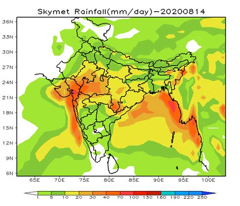 15 Days Rainfall Forecast For All The Cities And States Of India