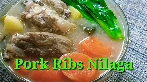 How To Make Pork Ribs Nilaga Filipino Pork Soup Waray Kusina Recipes