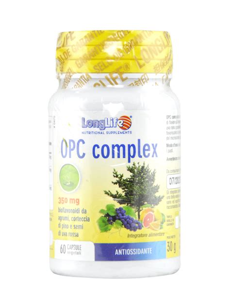 OPC Complex 350mg di LONG LIFE (60 capsule vegetali)