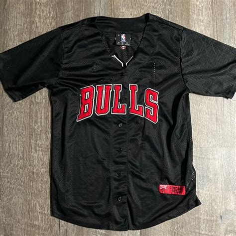 Nba Tops Vintage Chicago Bulls Baseball Jersey Poshmark