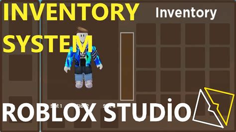 Roblox Studio Inventory System YouTube