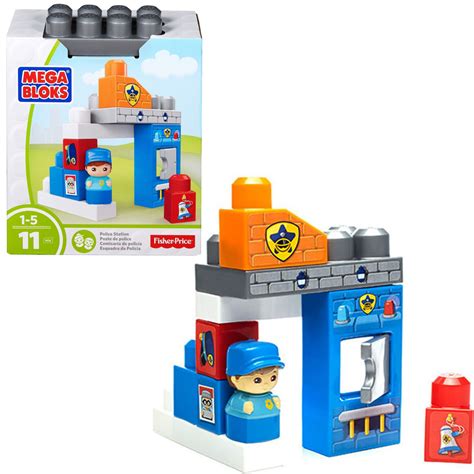 Конструктор Полицейский участок 11 деталей Mega Bloks Fisher-Price ...