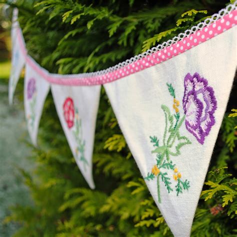 Sewforsoul Vintage Linen Bunting Tutorial