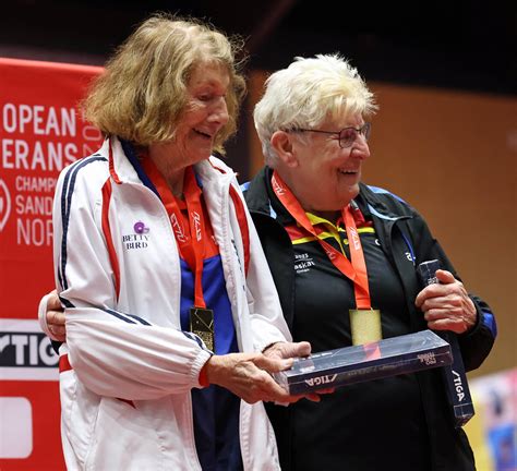 Over Womens Doubles Gold Medallists Betty Bird And Mari Flickr