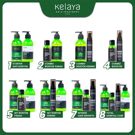 Jual Paket Bundling Kelaya Hair Treatment Haircare Perawatan Rontok