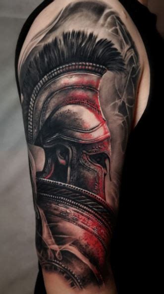 Spartan Warrior Arm Tattoo