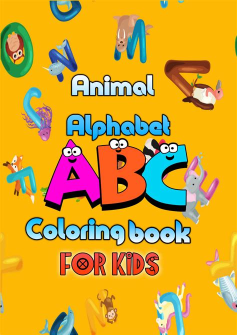 Alphabet Animals Coloring book for Kids | Made By Teachers