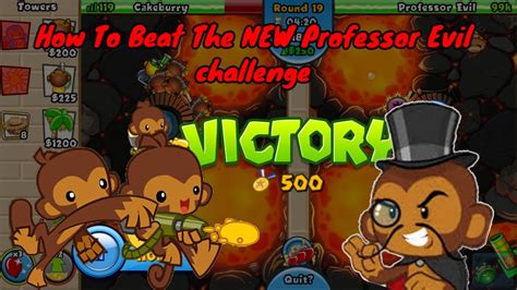 How To Beat The New Professor Evil Challenge In Btd Battles Week