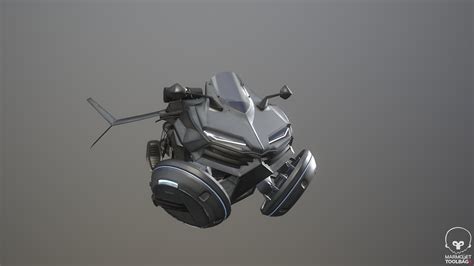 Hoverbike Concept — polycount