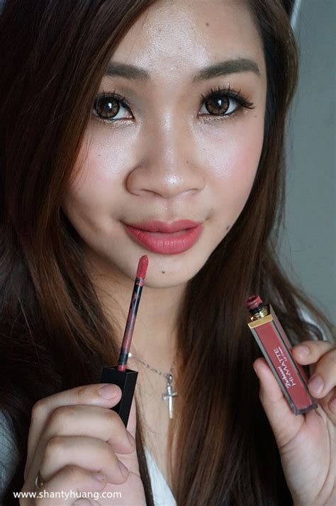 Review Swatch Purbasari Hi Matte Lip Cream Shanty Huang