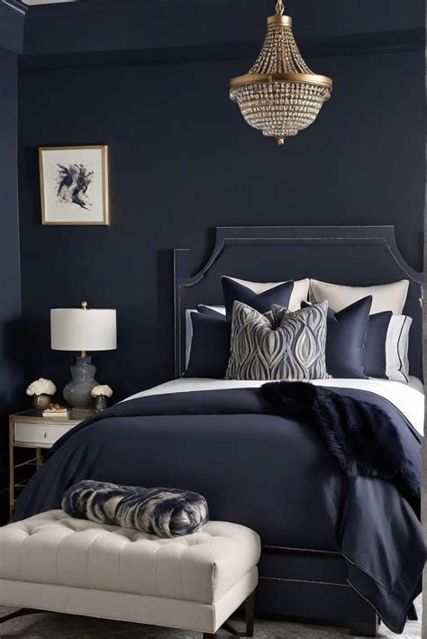 Dark Night Sw 6237 Midnight Moods For An Elegant Bedroom Sanctuary