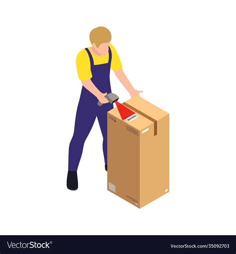 Warehouse worker Royalty Free Vector Image - VectorStock