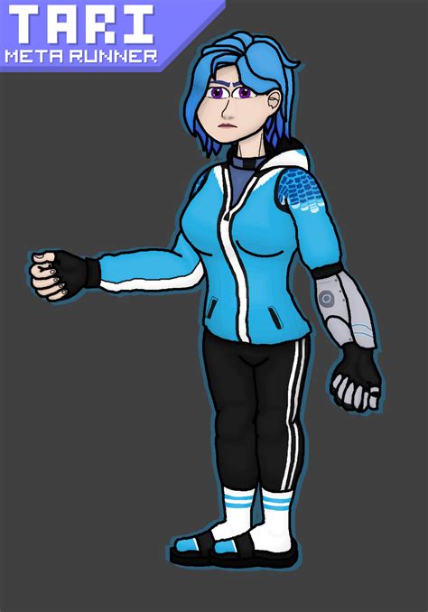 Smg4 Fan Art Meta Runner Tari Fandom