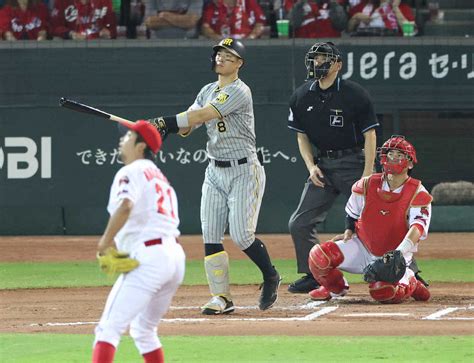 ＜広・神＞6回無死二塁、中崎は佐藤輝に2点本塁打を浴びる（撮影・平嶋 理子） ― スポニチ Sponichi Annex 野球