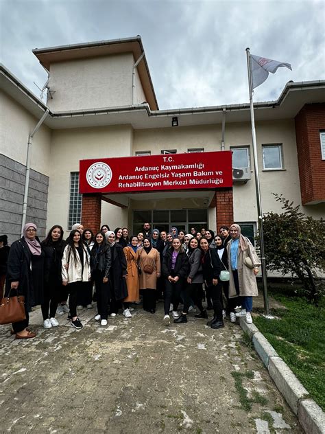 Borçka Meslek Yüksekokulu Öğrencilerinde Kurum Ziyareti Artvin Aile