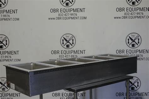 NEW WELLS FIVE PAN DROP IN HOT FOODS WELL W DRAIN MODEL MOD TDM OBR Equipment