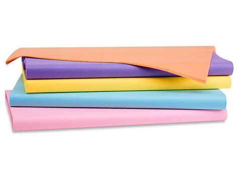 Assortment Pack Tissue Paper Sheets 20 X 30 Pastels S 14170 Uline