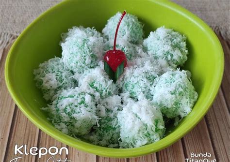 Resep Klepon Tepung Ketan Oleh Bunda Titanque Cookpad