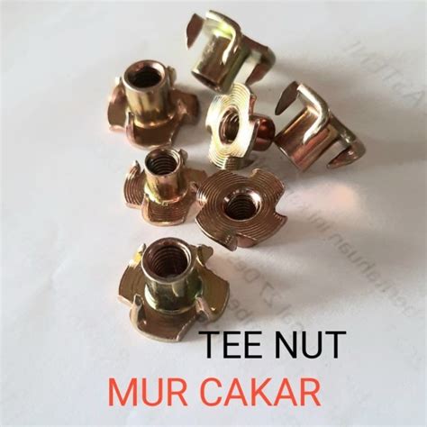 Jual TEE NUT MUR CAKAR M 6 P 1 0 BESI 100pcs Shopee Indonesia