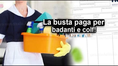 Fac Simile Busta Paga Colf Modello E Guida Completa Actualizado