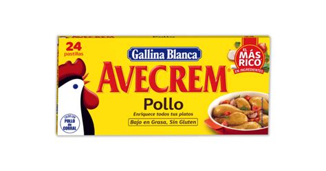 AVECREM POLLO GALLINA BLANCA 8 2 PASTILLAS COMIDAS PEPE