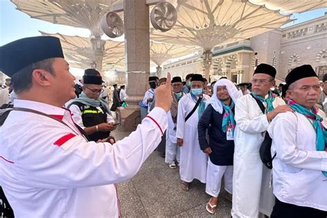 Alhamdulillah Semua Jamaah Haji Gelombang I Berhasil Masuk Raudhah Dan