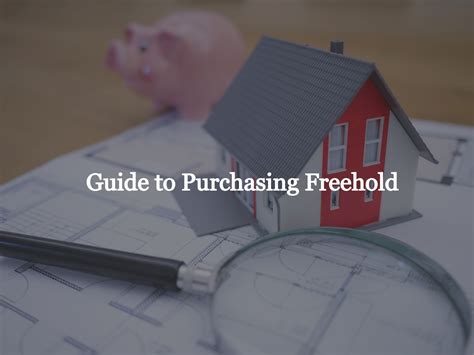 Comprehensive Guide to Buying the Freehold of Your Property